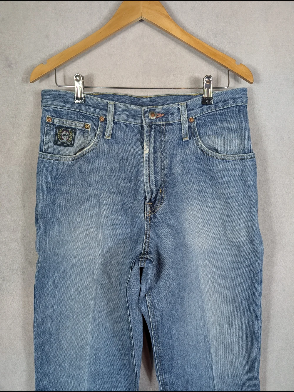 Cinch Black Label Jeans Men's Size 33x38 Light Wash Western Denim